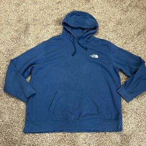 Men’s the north face sweatshirt, steel blue size XXL